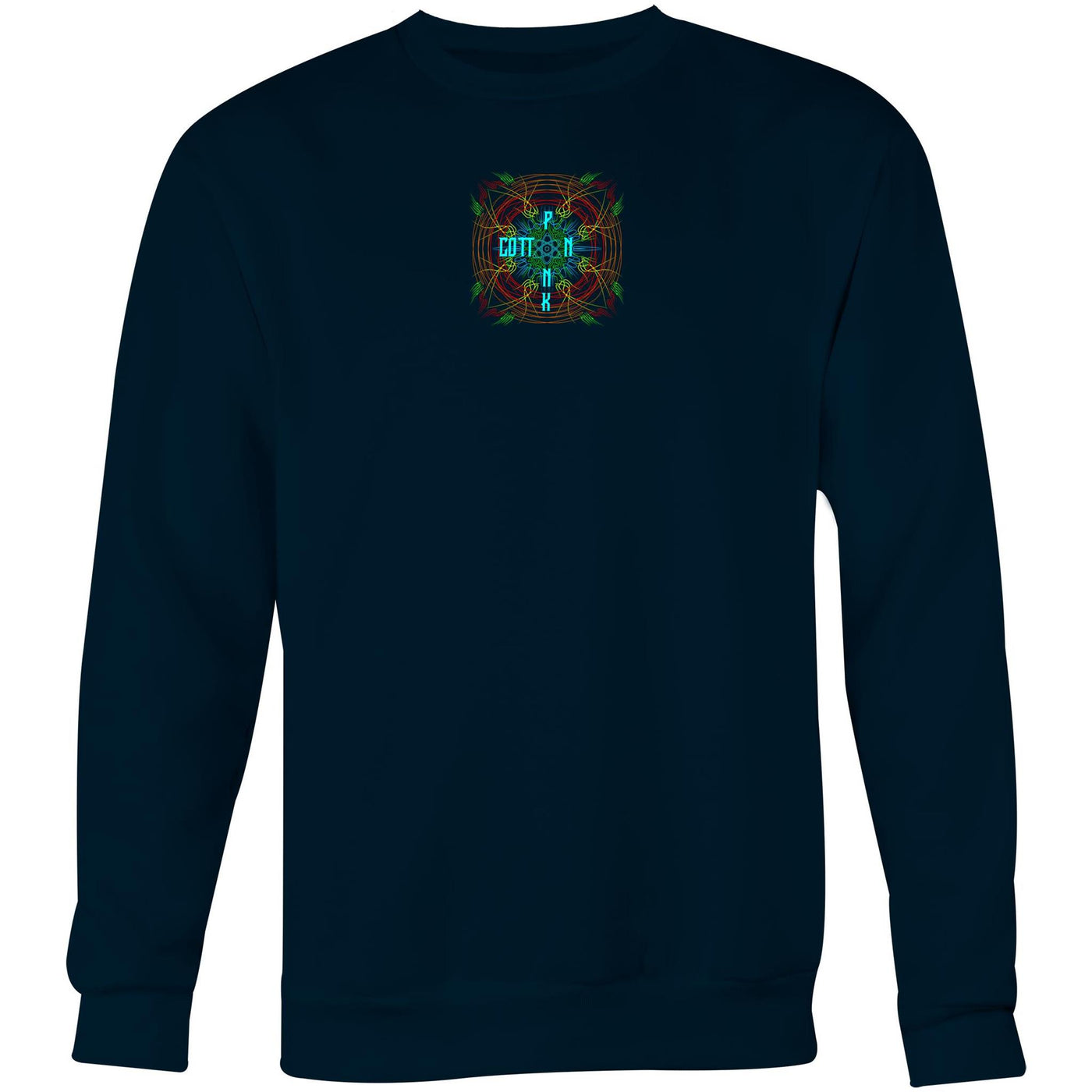 COSMIC ENERGY - Mens Sweatshirt - BACK PRINT