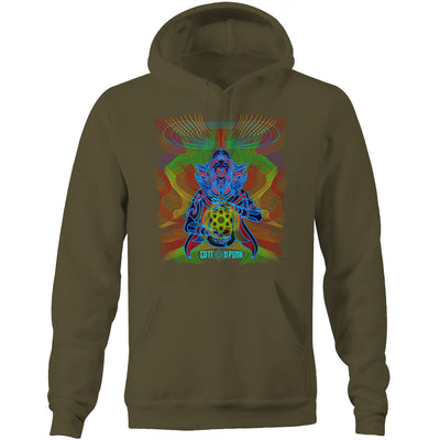 COSMIC ENERGY - Mens Pocket Hoodie - FRONT PRINT