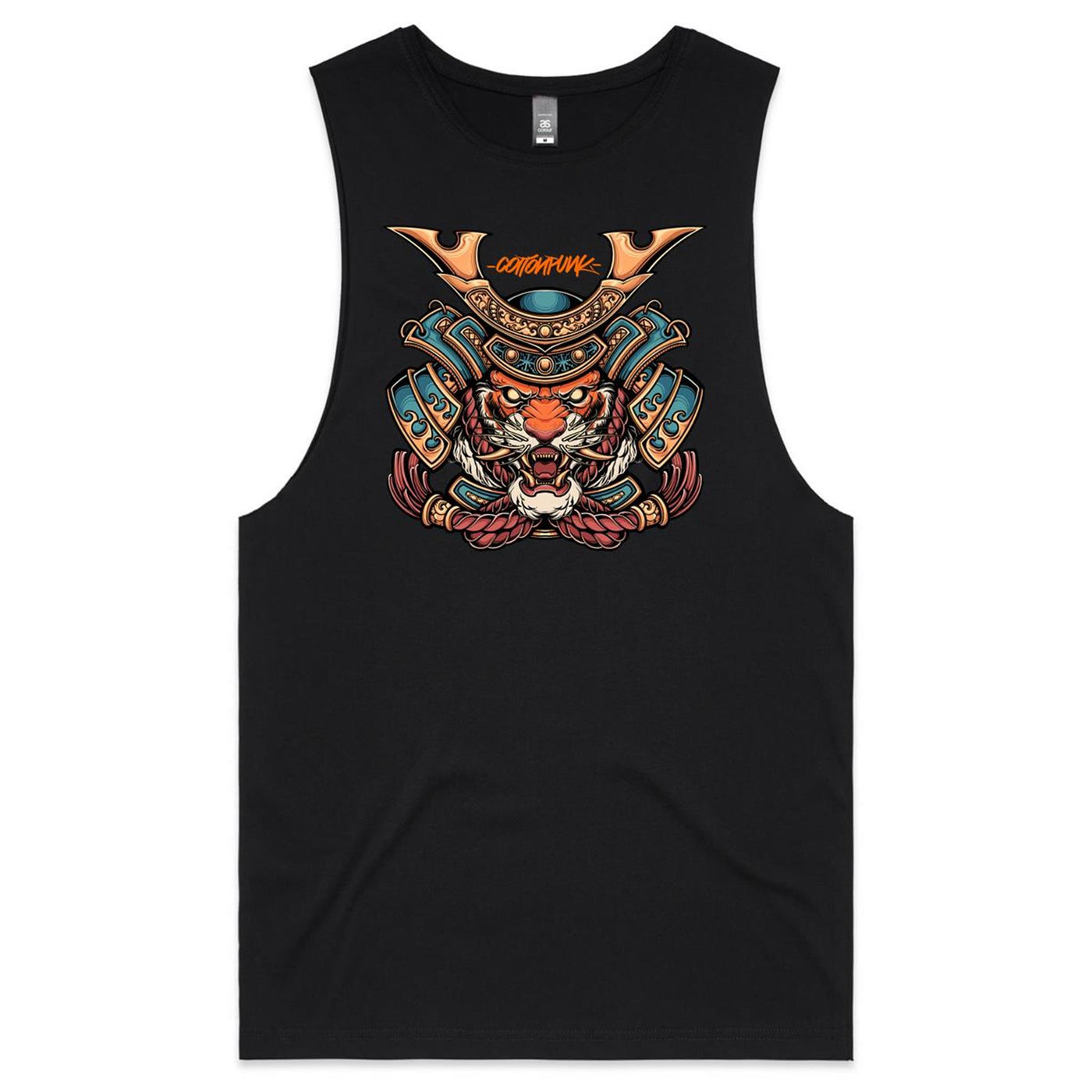 SPIRIT TIGER - Mens Sleeveless T-Shirt - FRONT PRINT