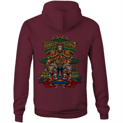 MONKEY KING - Mens Pocket Hoodie - BACK PRINT