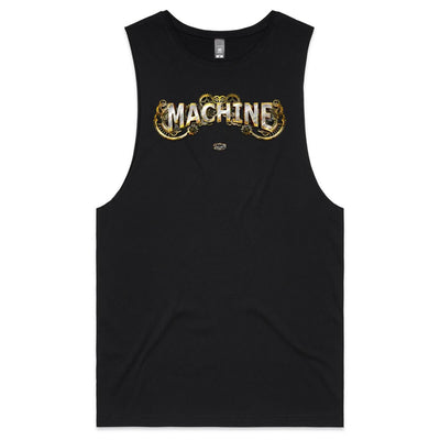 MACHINE - Mens Sleeveless T-Shirt - FRONT PRINT