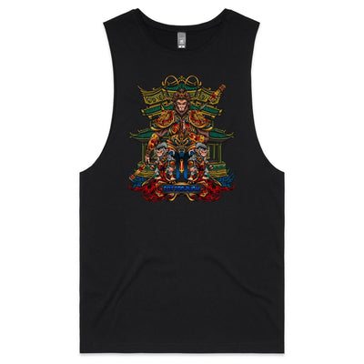 MONKEY KING - Mens Sleeveless T-Shirt - FRONT PRINT