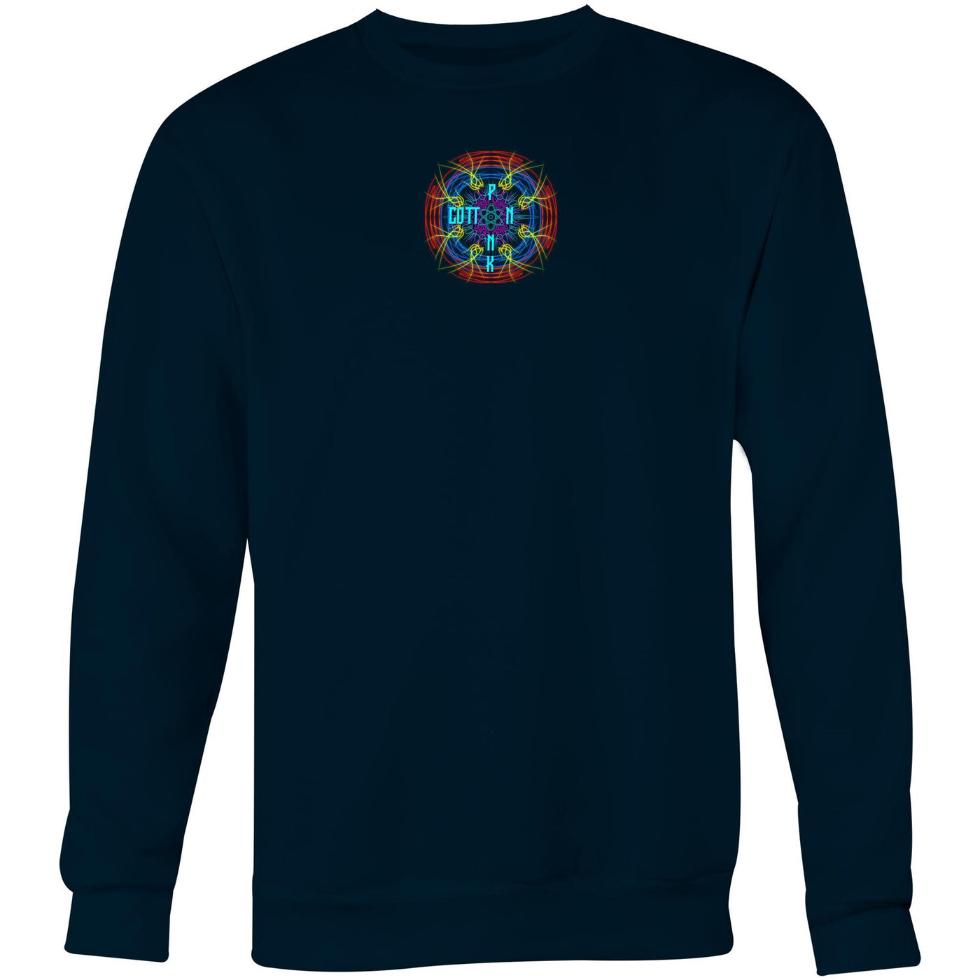 COSMIC ENERGY INFERNO - Mens Sweatshirt - BACK PRINT