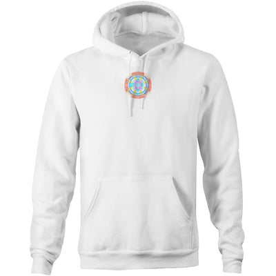 COSMIC ENERGY INFERNO - Mens Pocket Hoodie - BACK PRINT