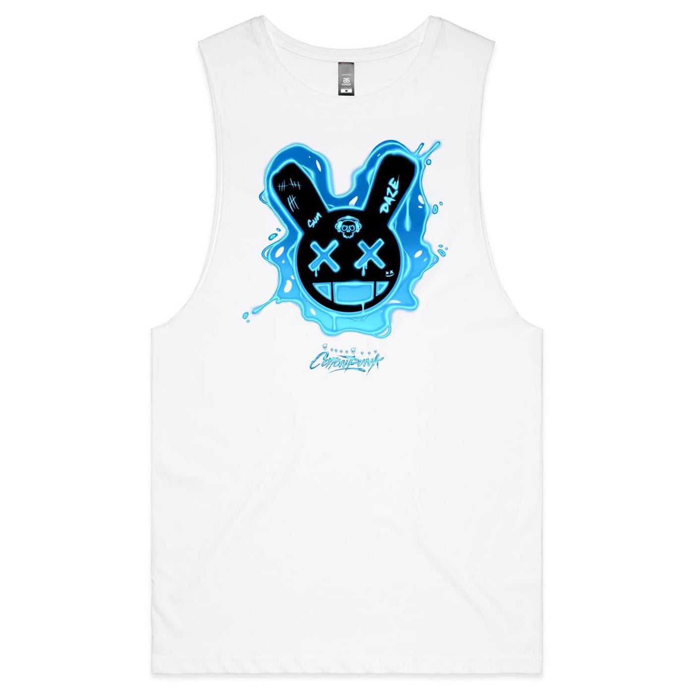 SUNDAZE (B) - Mens Sleeveless T-Shirt - FRONT PRINT