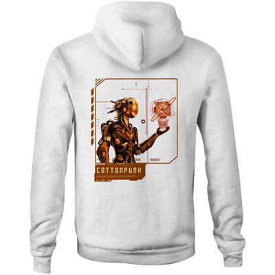 AI CONTROL II - Mens Pocket Hoodie - BACK PRINT