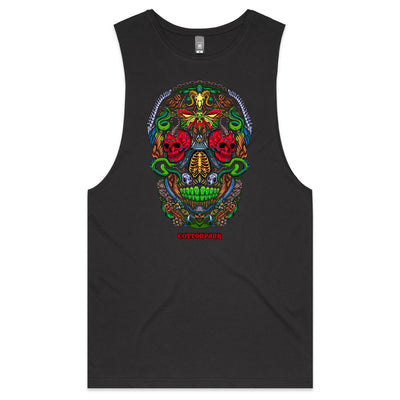 RUST IN PEACE - Mens Sleeveless T-Shirt - FRONT PRINT