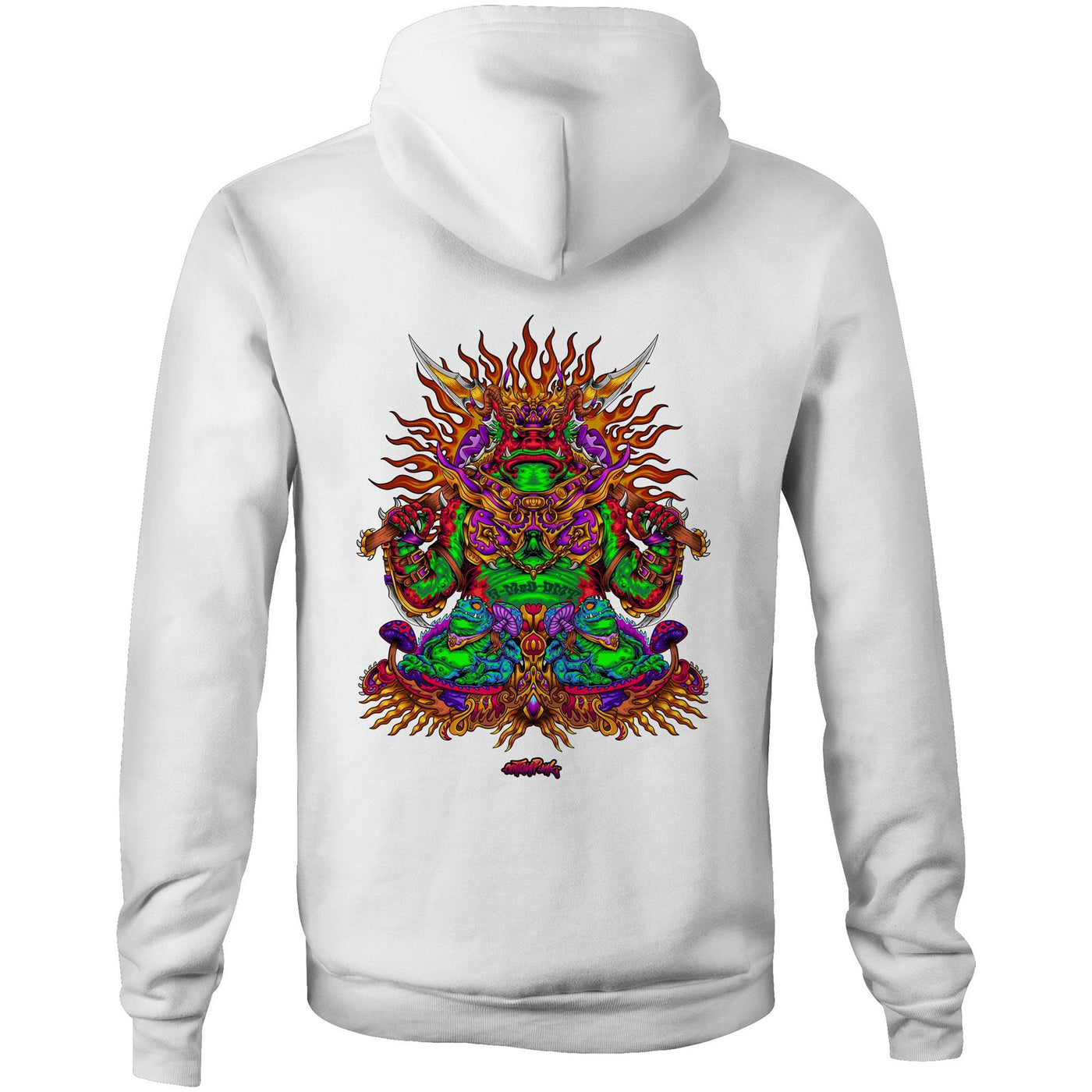 SONORAN TOAD KING - Mens Pocket Hoodie - BACK PRINT