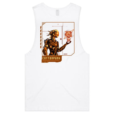 AI CONTROL II - Mens Sleeveless T-Shirt - BACK PRINT