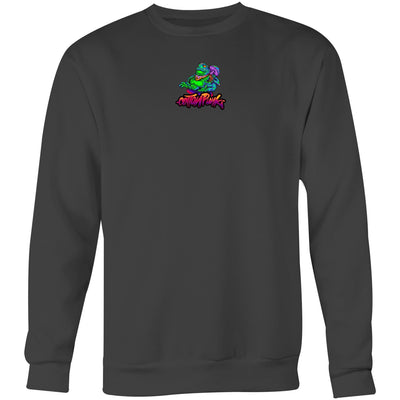 MAGIC SHROOMS - Mens Sweatshirt - BACK PRINT