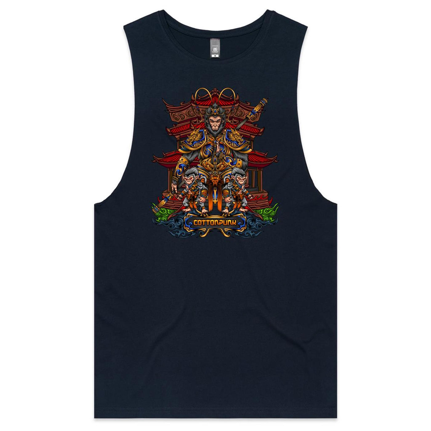 MONKEY KING 2 - Mens Sleeveless T-Shirt - FRONT PRINT