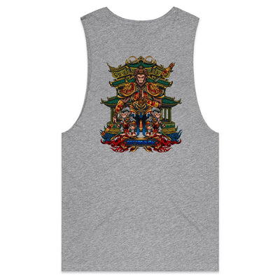 MONKEY KING - Mens Sleeveless T-Shirt - BACK PRINT