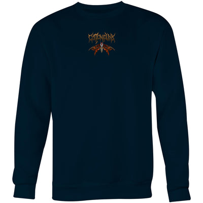 DEATHMOTH KING - Mens Sweatshirt - BACK PRINT