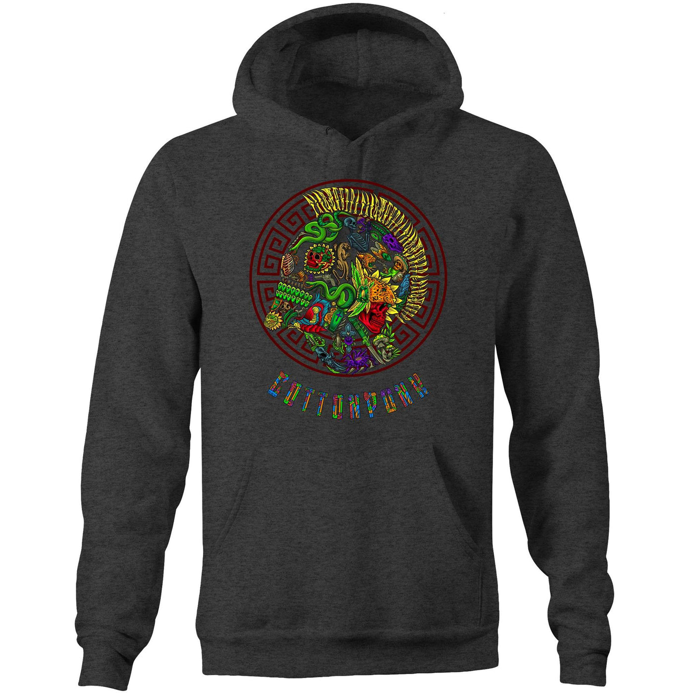 RITUAL DISORDER II - Mens Pocket Hoodie - FRONT PRINT