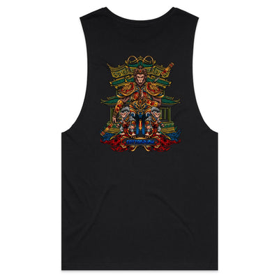 MONKEY KING - Mens Sleeveless T-Shirt - BACK PRINT