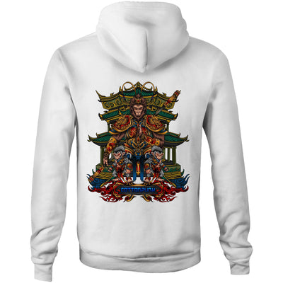 MONKEY KING - Mens Pocket Hoodie - BACK PRINT