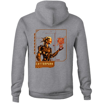 AI CONTROL II - Mens Pocket Hoodie - BACK PRINT