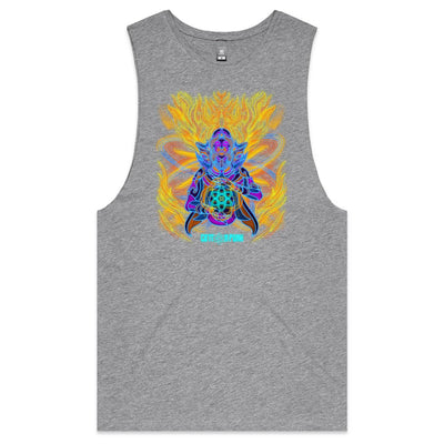 COSMIC ENERGY INFERNO - Mens Sleeveless T-Shirt - FRONT PRINT