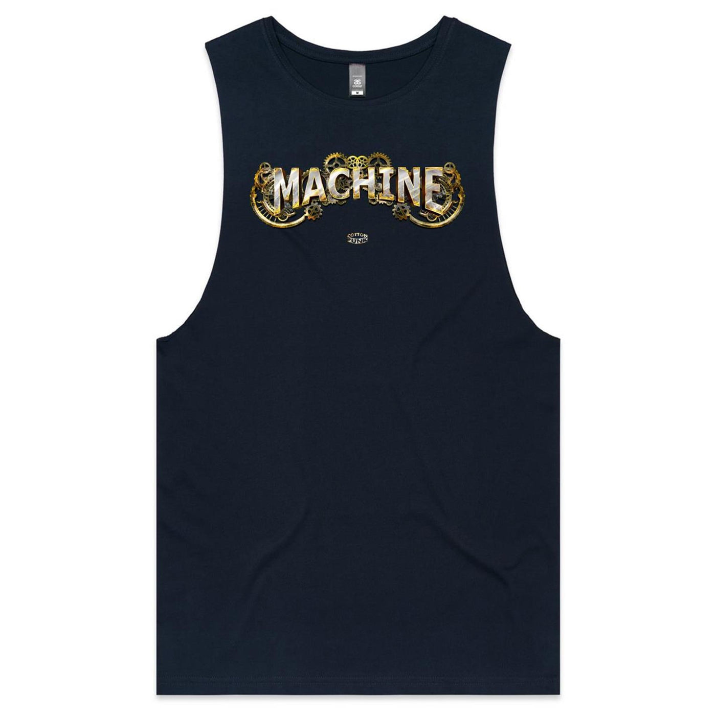 MACHINE - Mens Sleeveless T-Shirt - FRONT PRINT