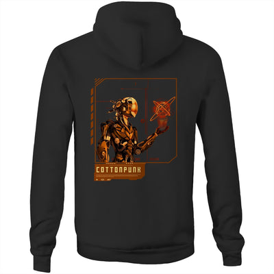 AI CONTROL II - Mens Pocket Hoodie - BACK PRINT