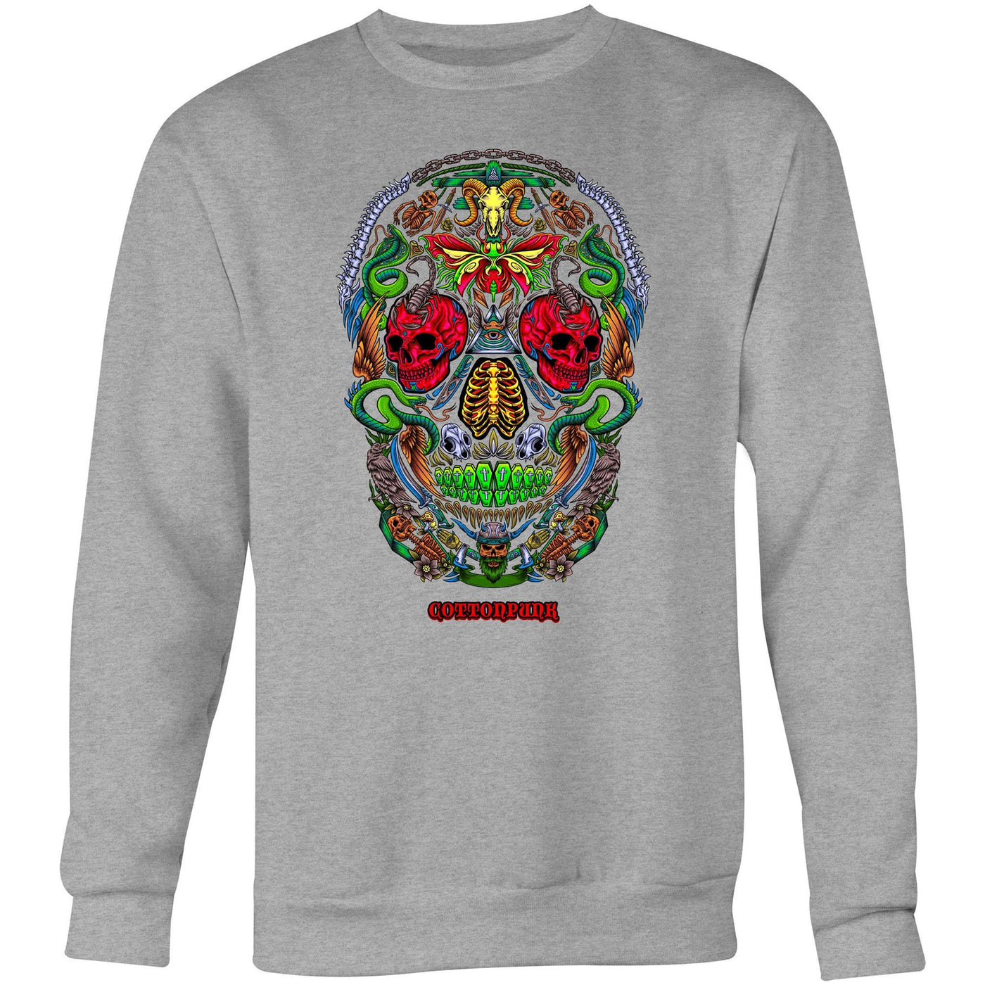 RUST IN PEACE - Mens Sweatshirt - FRONT PRINT