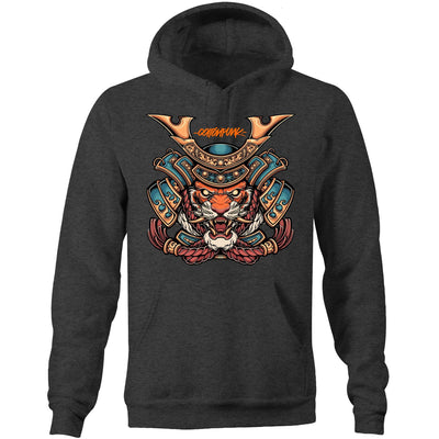 SPIRIT TIGER - Mens Pocket Hoodie - FRONT PRINT