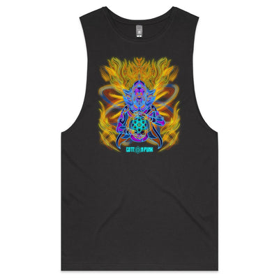 COSMIC ENERGY INFERNO - Mens Sleeveless T-Shirt - FRONT PRINT