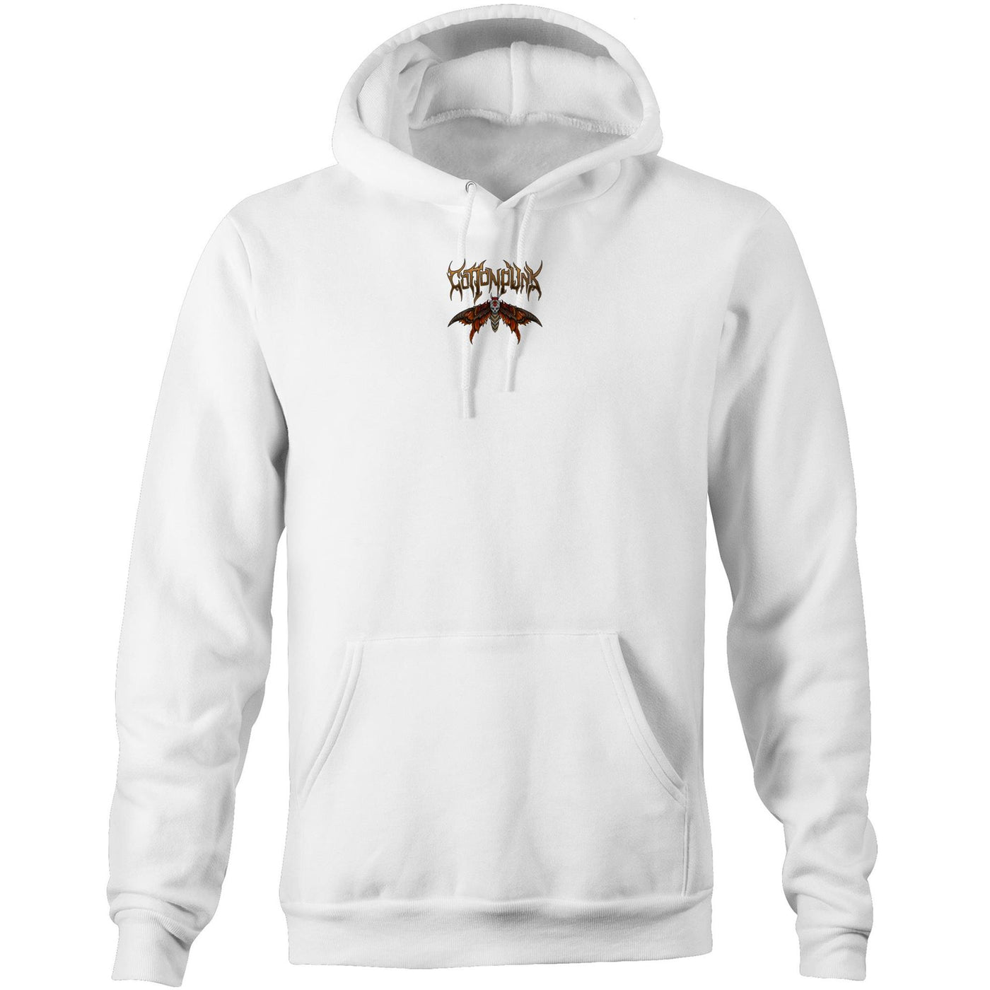 DEATHMOTH KING - Mens Pocket Hoodie - BACK PRINT