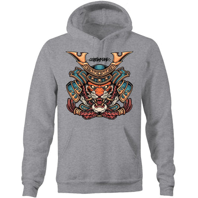 SPIRIT TIGER - Mens Pocket Hoodie - FRONT PRINT