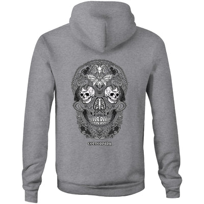 RUST IN PEACE B&W - Mens Pocket Hoodie - BACK PRINT