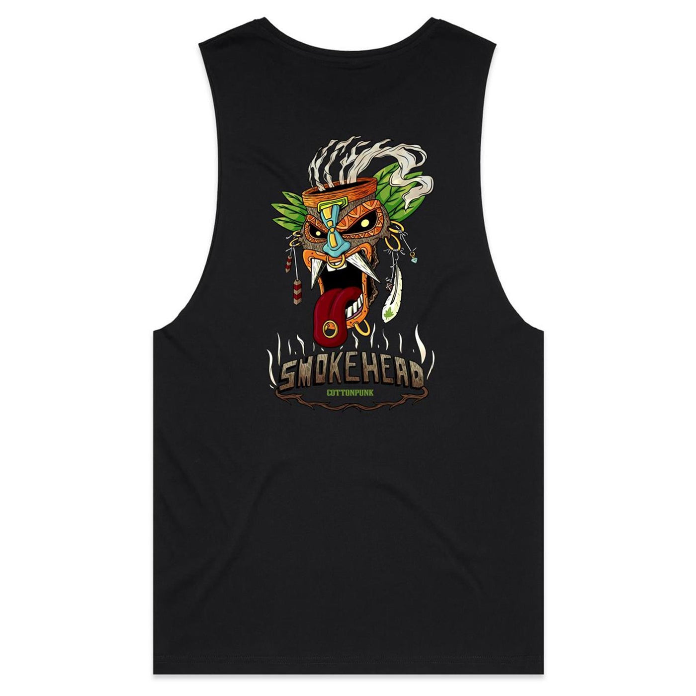 SMOKEHEAD - Mens Sleeveless T-Shirt - BACK PRINT