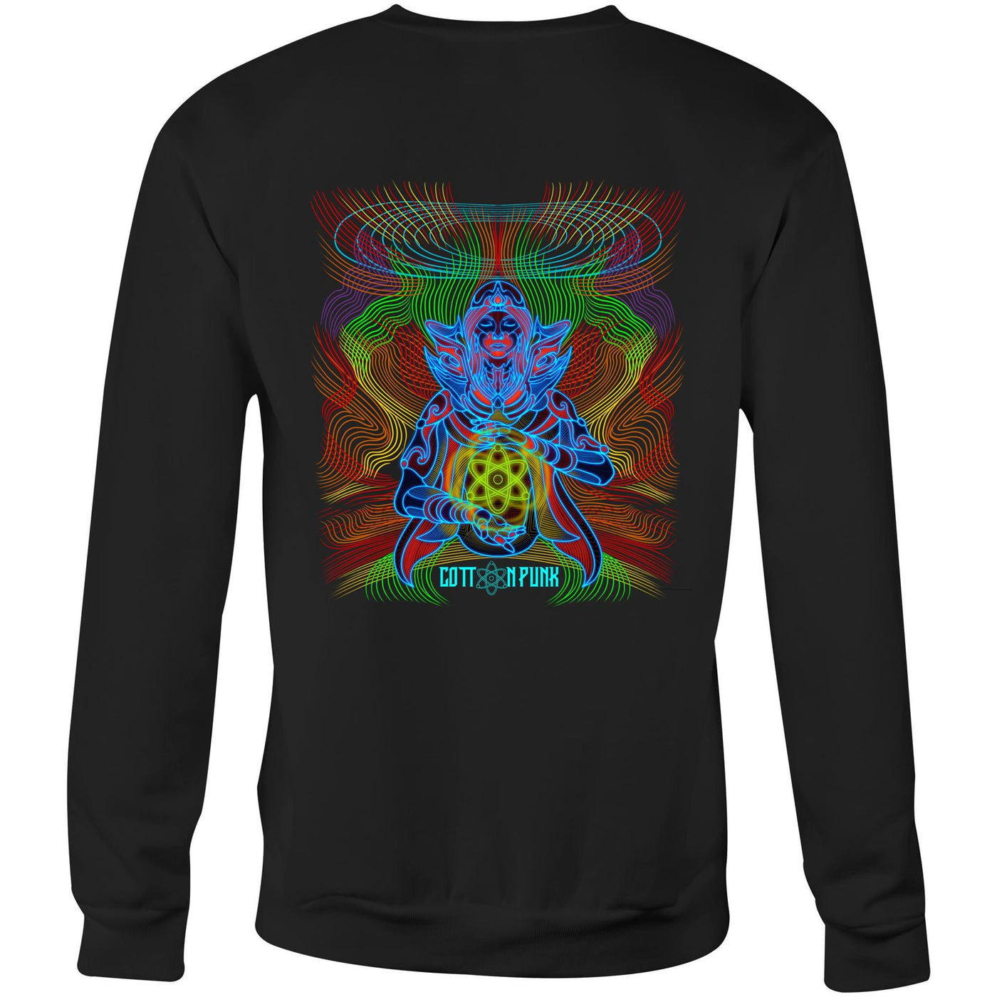 COSMIC ENERGY - Mens Sweatshirt - BACK PRINT