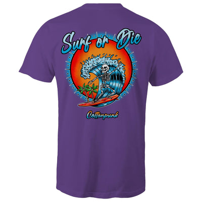 DYING FOR A SURF - Mens T-Shirt - BACK PRINT