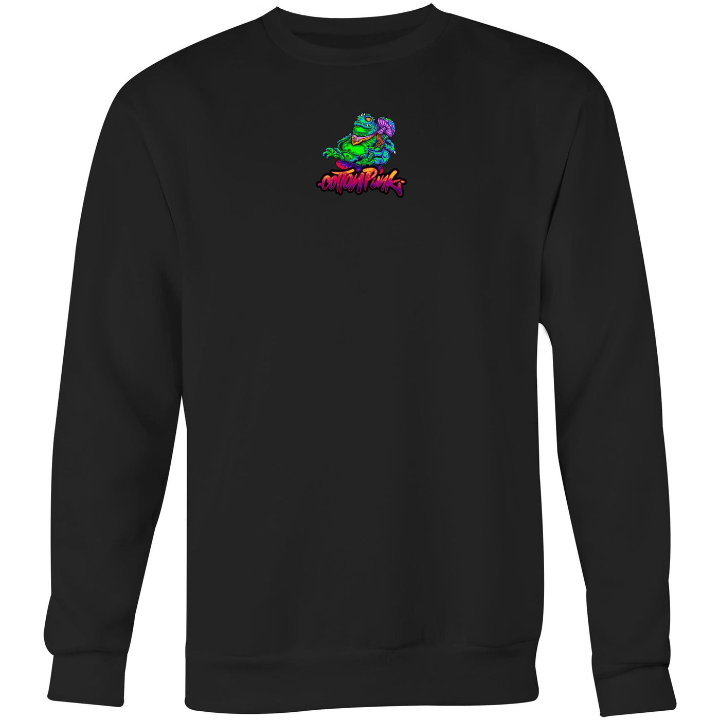 MAGIC SHROOMS - Mens Sweatshirt - BACK PRINT