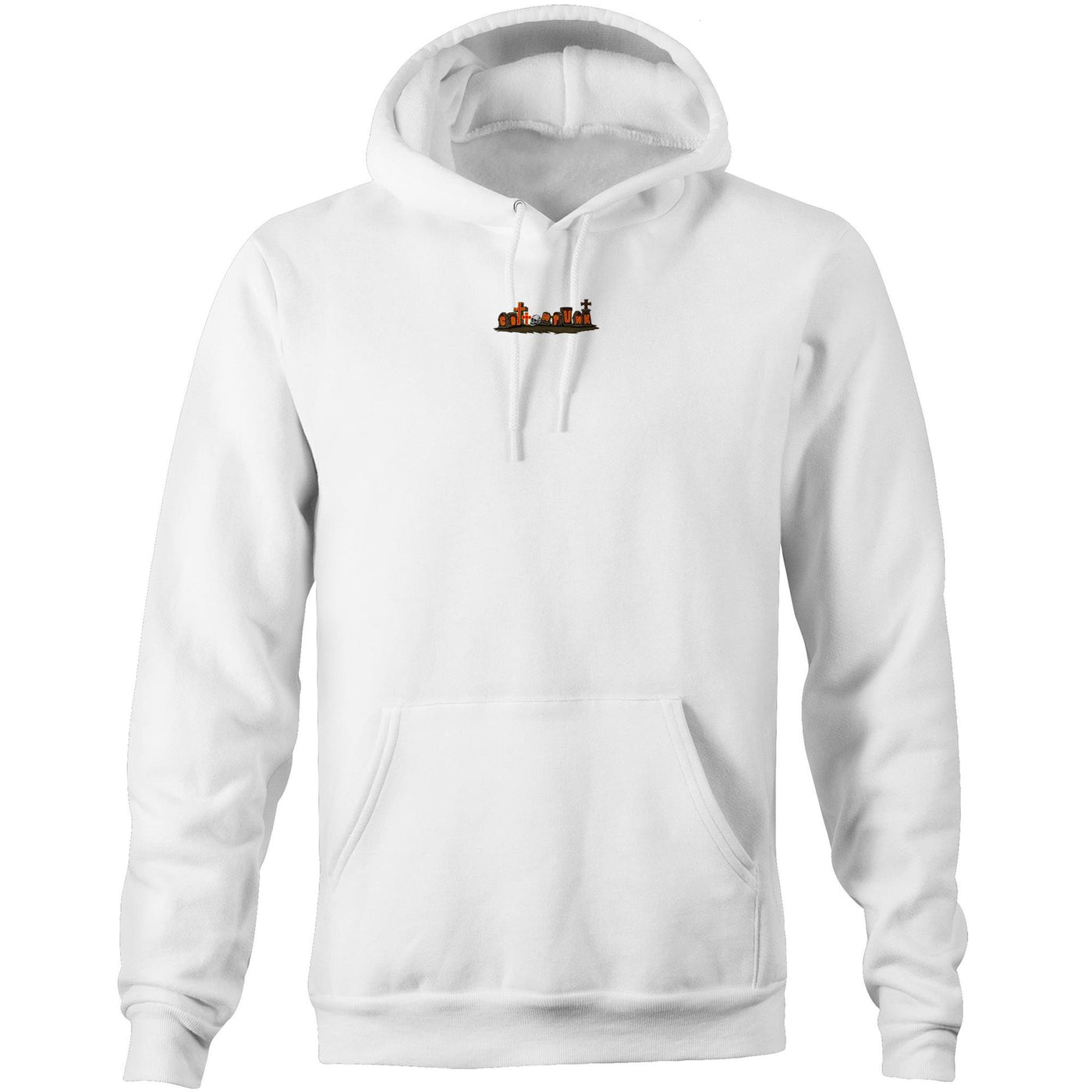 RUST IN PEACE - Mens Pocket Hoodie - BACK PRINT