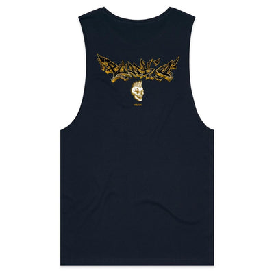 PUNK'D - Mens Sleeveless T-Shirt - BACK PRINT