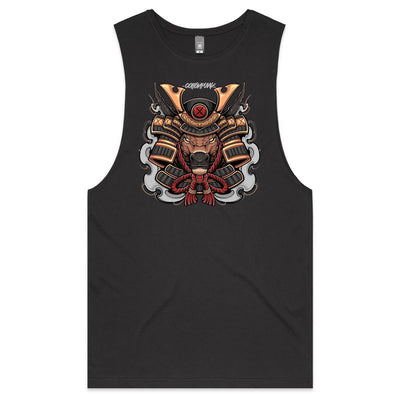 SPIRIT OX - Mens Sleeveless T-Shirt - FRONT PRINT