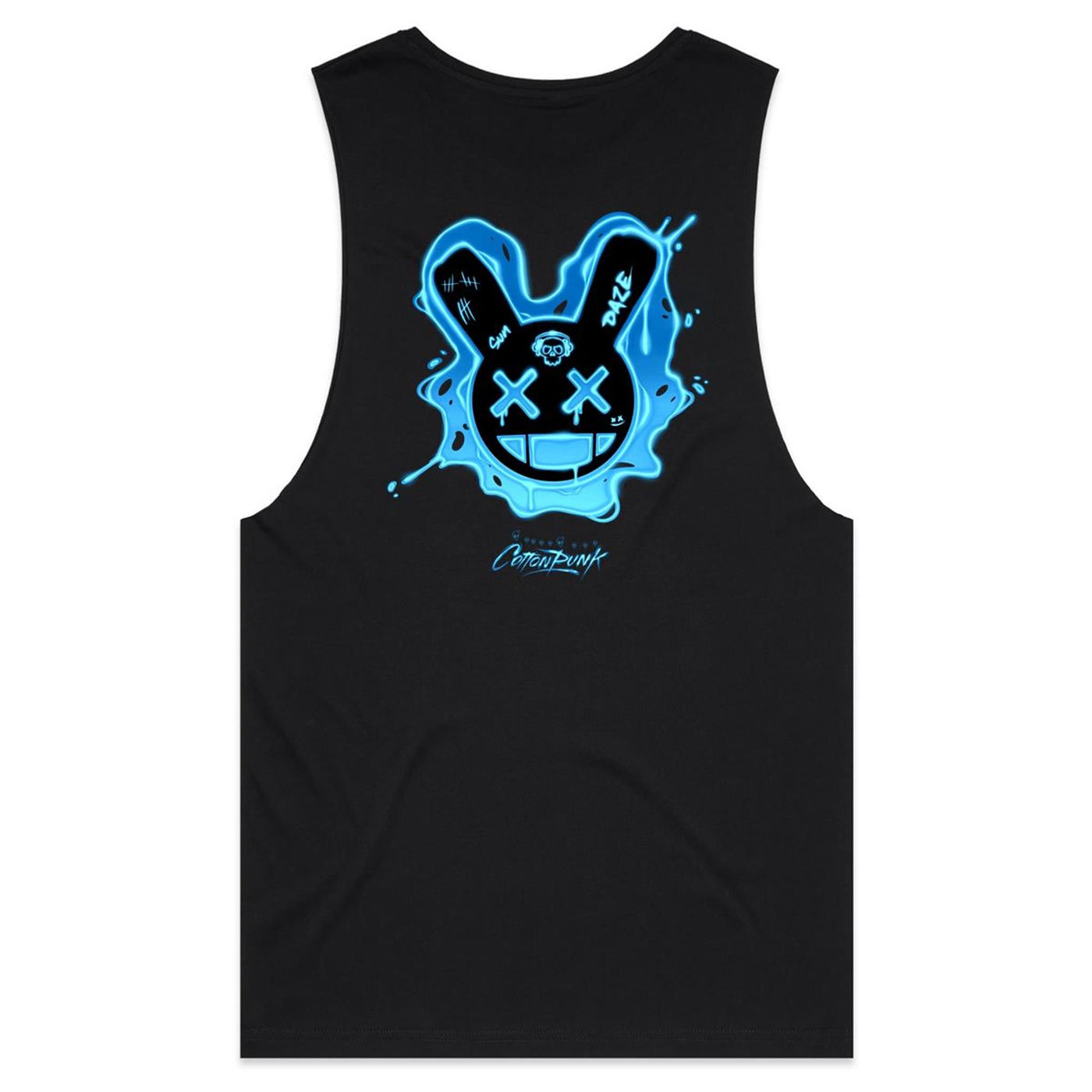 SUNDAZE (B) - Mens Sleeveless T-Shirt - BACK PRINT