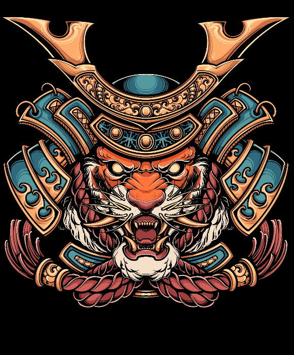 JAPANESE SPIRIT ANIMAL : TIGER WALL ART