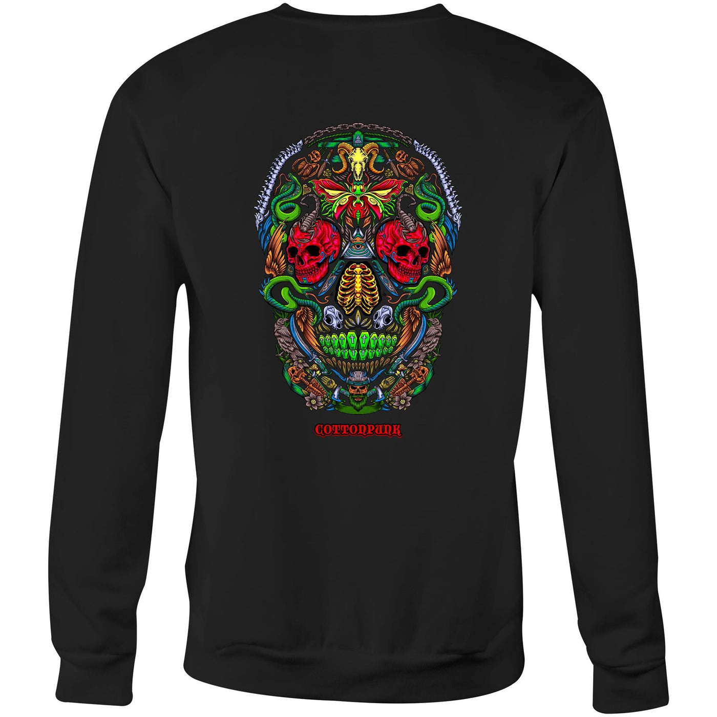 RUST IN PEACE - Mens Sweatshirt - BACK PRINT