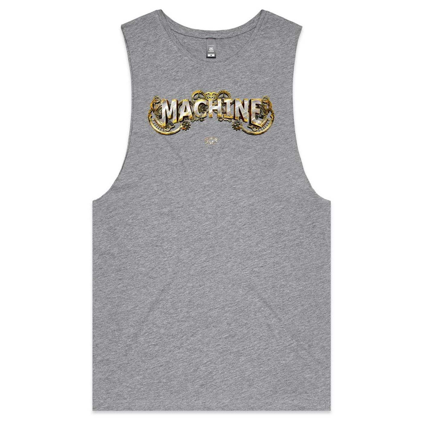 MACHINE - Mens Sleeveless T-Shirt - FRONT PRINT