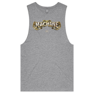 MACHINE - Mens Sleeveless T-Shirt - FRONT PRINT