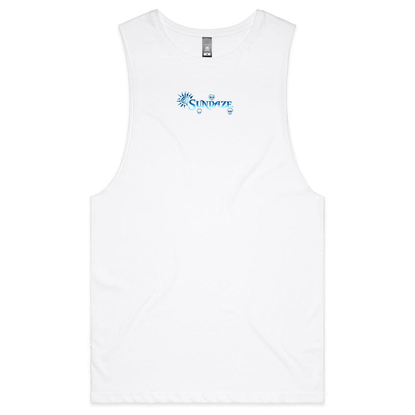 SUNDAZE (B) - Mens Sleeveless T-Shirt - BACK PRINT