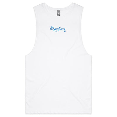 SUNDAZE (B) - Mens Sleeveless T-Shirt - BACK PRINT