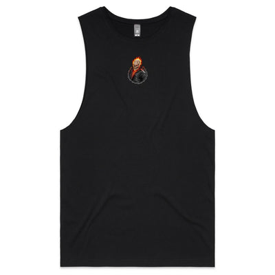 DEATH RIDER - Mens Sleeveless T-Shirt - BACK PRINT