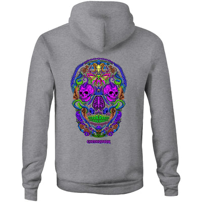 RUST IN PEACE PSYCHO - Mens Pocket Hoodie - BACK PRINT