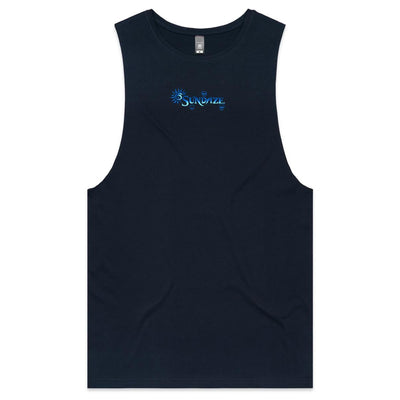 SUNDAZE (B) - Mens Sleeveless T-Shirt - BACK PRINT