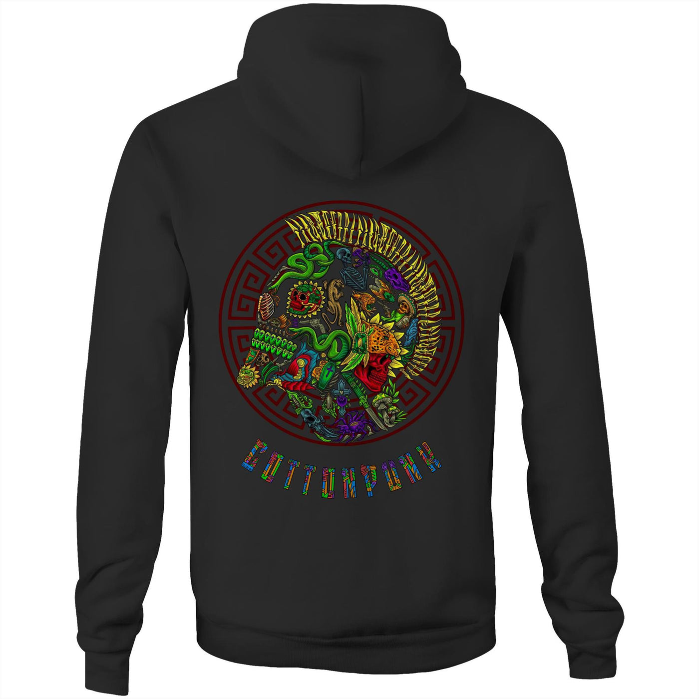 RITUAL DISORDER II - Mens Pocket Hoodie - BACK PRINT