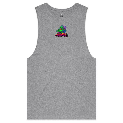 MAGIC SHROOMS - Mens Sleeveless T-Shirt - BACK PRINT