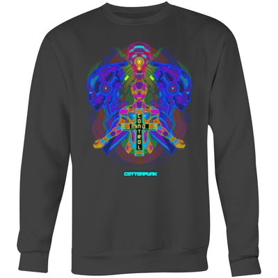 MIND CONTROL - Mens Sweatshirt - FRONT PRINT